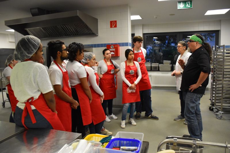 Stefan Marquard bei uns in der Schule