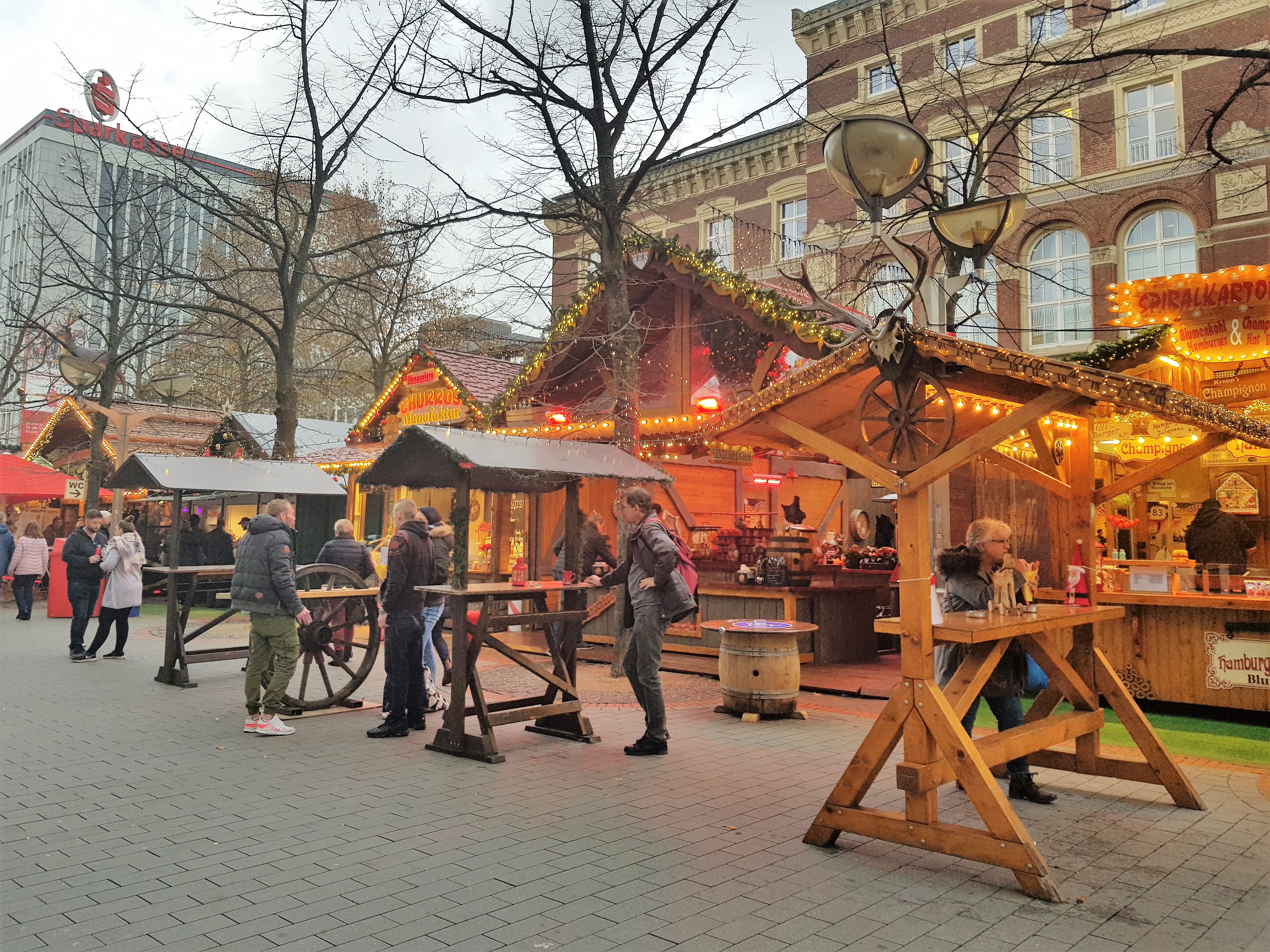 Deutschunterricht auf dem Weihnachtsmarkt