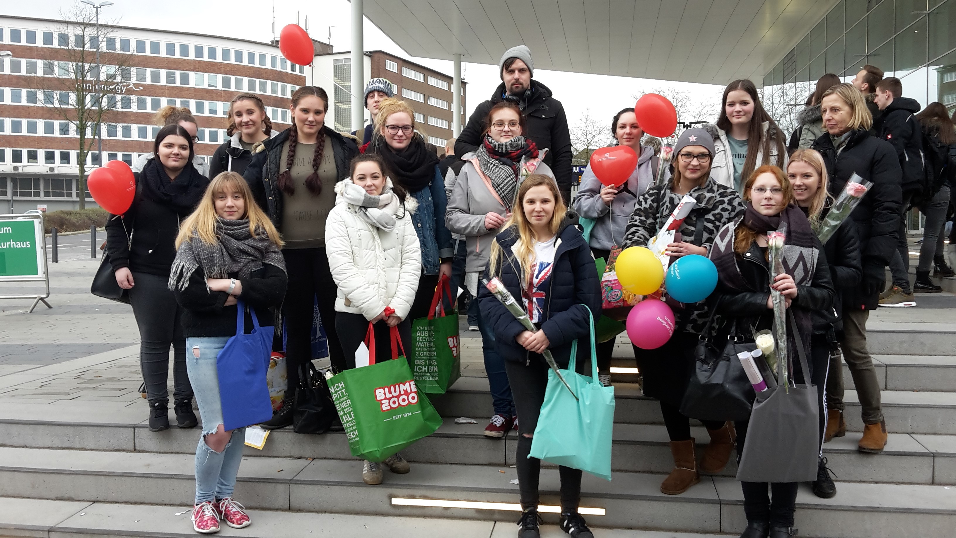 Unsere Floristen-Unterstufe besucht die Internationale Pflanzenmesse &#40;IPM&#41; in Essen