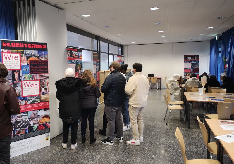 Interaktive Ausstellung „Fluchtgrund“