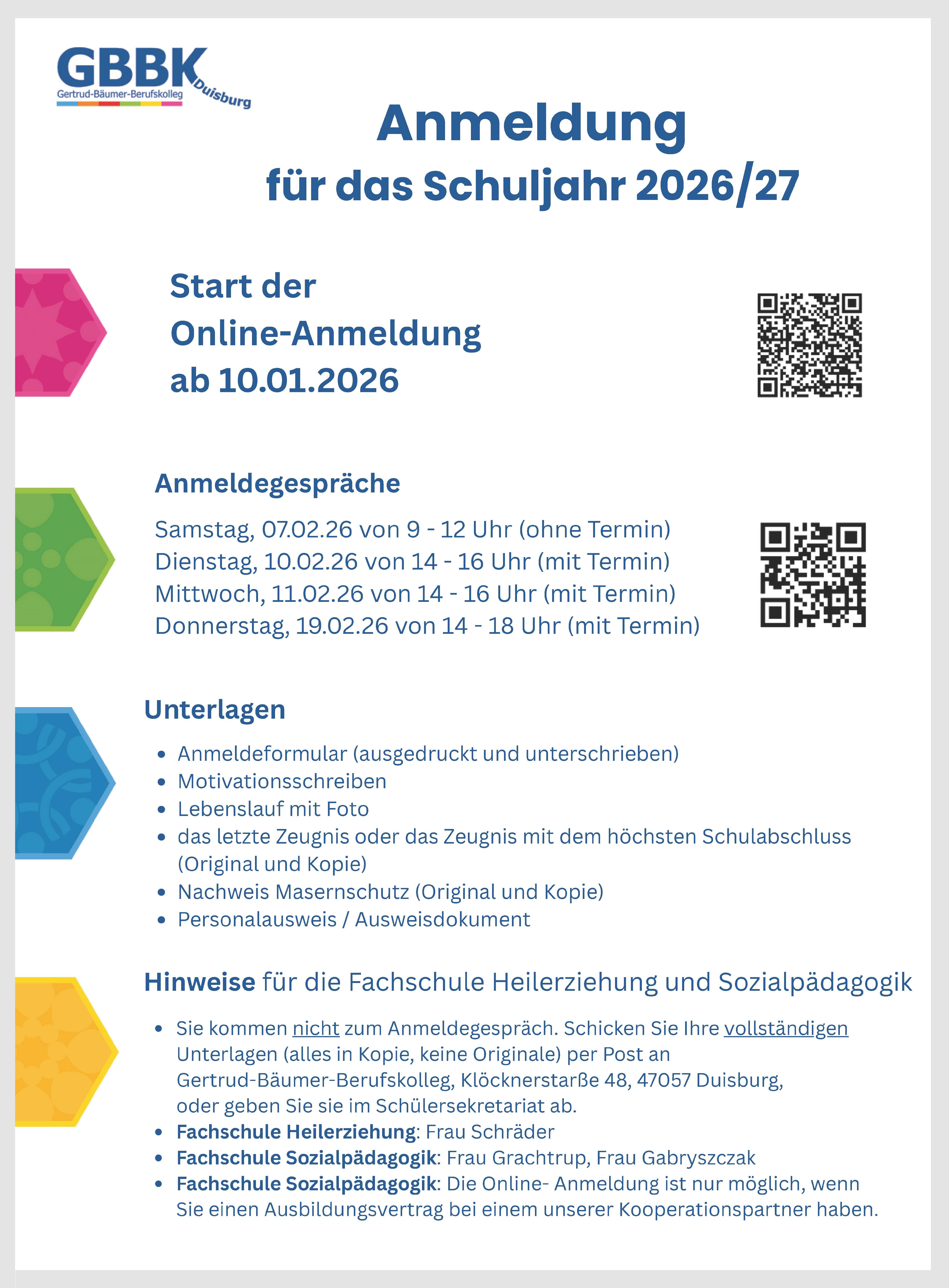 Bald beginnt die Anmeldephase!